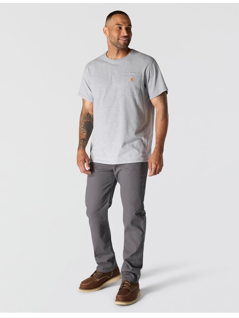1 Carhartt Men's Force Relaxed Fit Midweight Short-Sleeve Pocket T-Shirt 2XL XXL - Picture 3 of 14